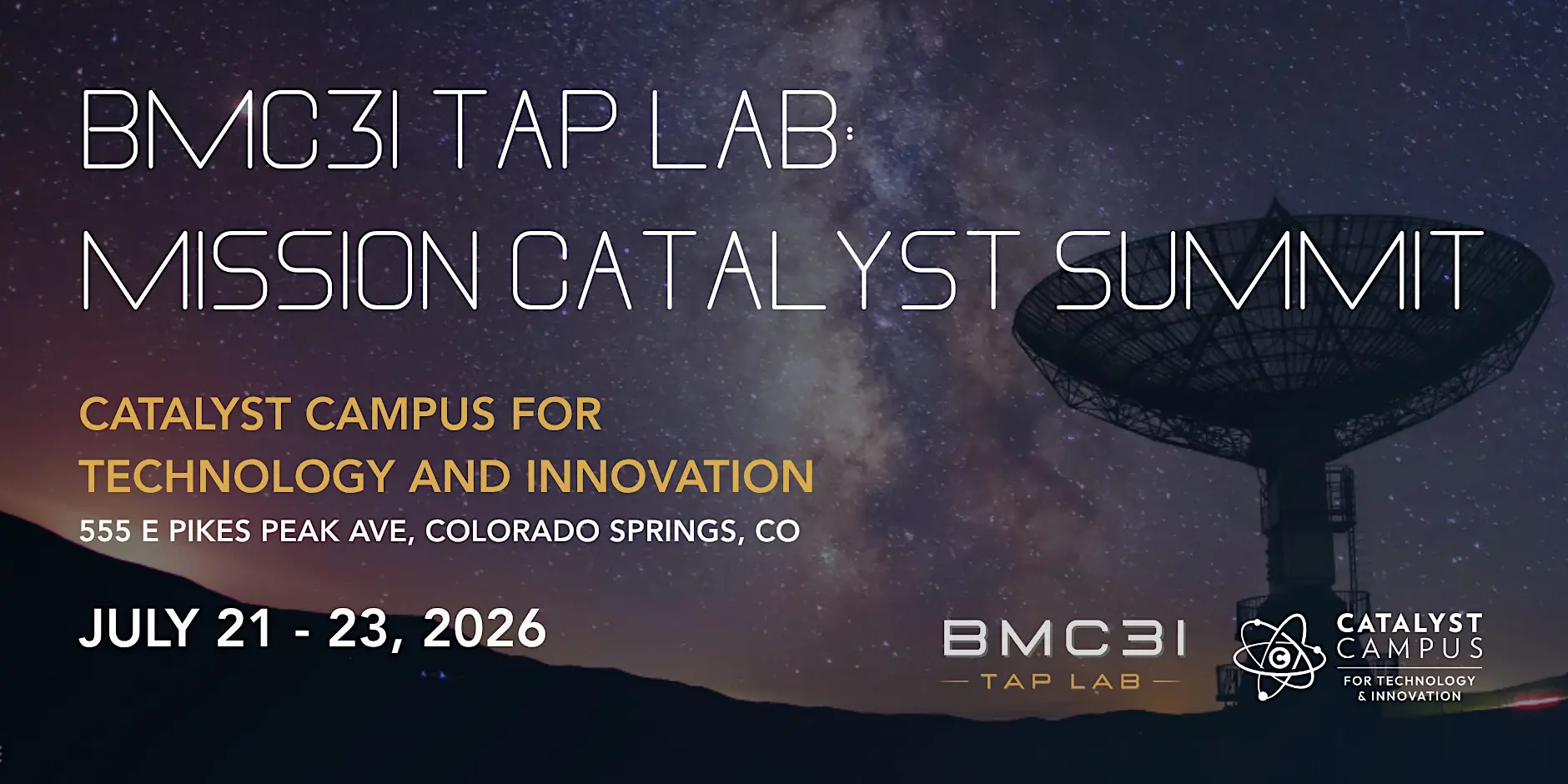 BMC3I TAP Lab Mission Catalyst Summit Graphic